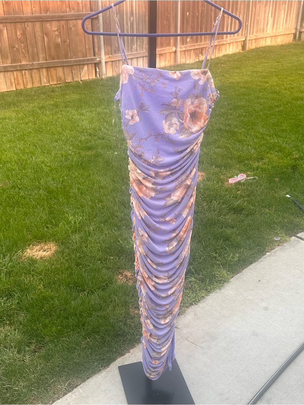 Privy large lavender floral dress